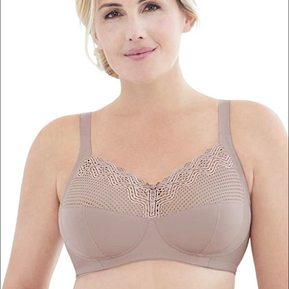 Glamorise Taupe Comfort Lift Support Bra - 50I
